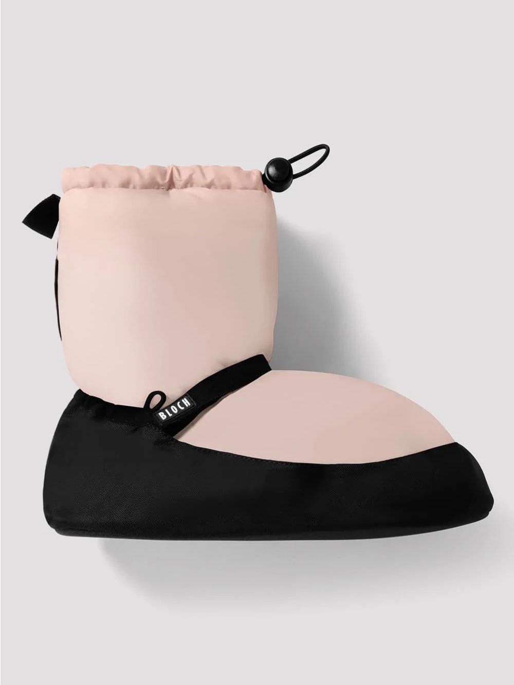 Bloch Women's Pink and Black Cozy Bootie Slipper